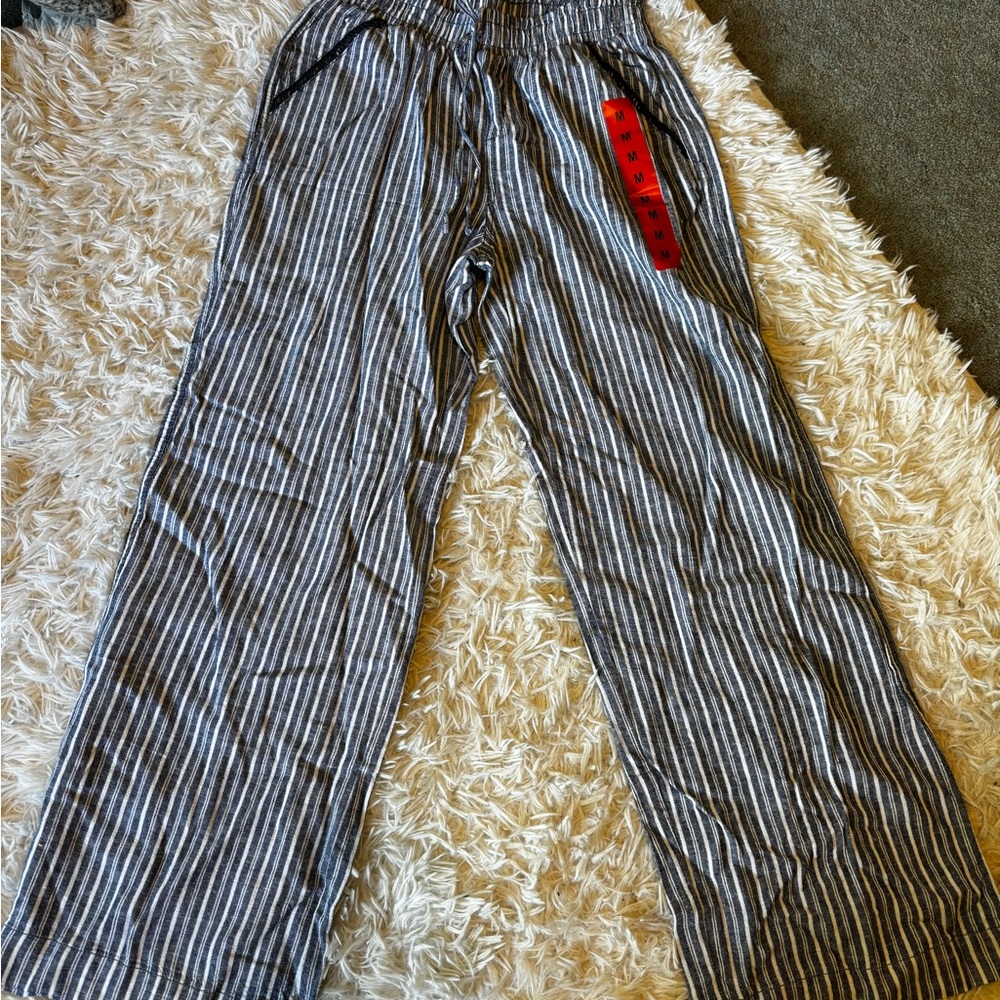 Flowy stripped pants